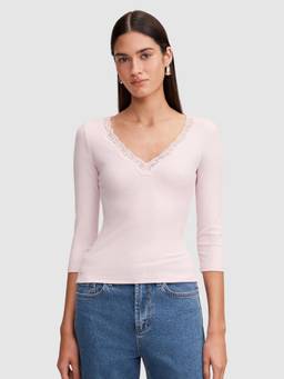 Forever New - Women Pink Solid/Plain Viscose Top