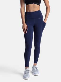 Jockey - MW68 Women Microfiber Elastane 7/8th Active Wear Leggings-Coffee Print