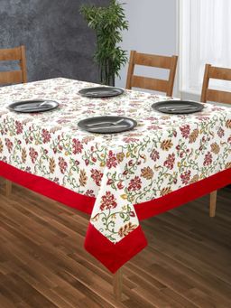 SHADES OF LIFE - Mehroon Multi Paisely With Border Center Table Cover
