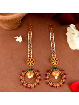 Voylla - Bela Royal Long Earrings