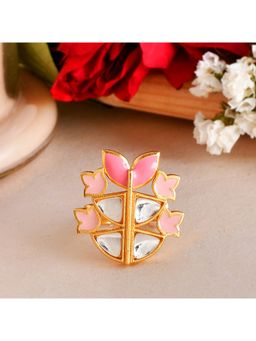 Voylla - Forever More Floral Enamelled Ring