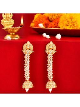Voylla - Aradhana Teeya Long Drop Earrings