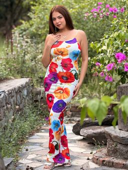 Tandul - Women Multicolor Bodycon Maxi Dress