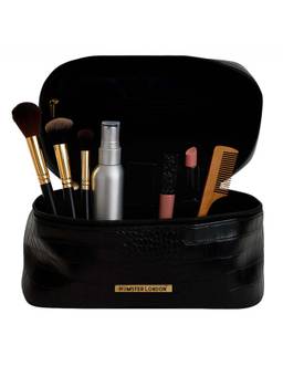 Hamster London - Women Black Solid/Plain Pu Pouch