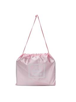 Hamster London - Women Pink Typography PU Tote Bag
