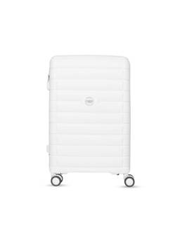 Hamster London - Women White Solid/Plain PU Travel Bag