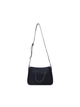 Hamster London - Women Black Solid/Plain PU Tote Bag