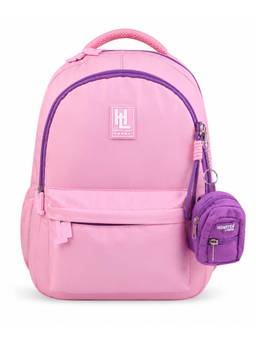 Hamster London - Women Pink Solid/Plain PU Backpack