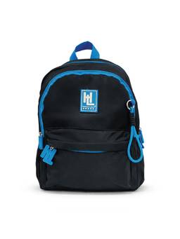 Hamster London - Women Black Solid/Plain PU Backpack