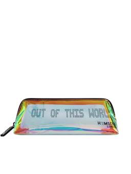Hamster London - Women Black Printed PU Pouch