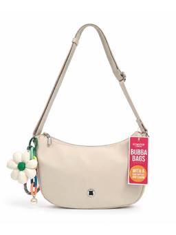 Hamster London - Women Beige Solid/Plain PU Sling Bag with Detachable