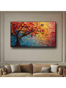 Artsense - Multi-Color Premium Framed Canvas Wall Painting