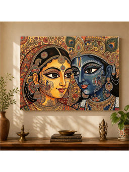 Artsense - Multi-Color Premium Unframed Canvas Wall Painting