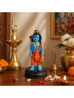 eCraftIndia - Lord Ram Idol for Car Dashboard Spiritual Decor Showpiece Gift