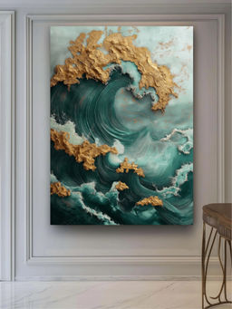 Artsense - Multi-Color Premium Unframed Canvas Wall Painting