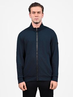 SKECHERS - Navy Blue Solid Jacket