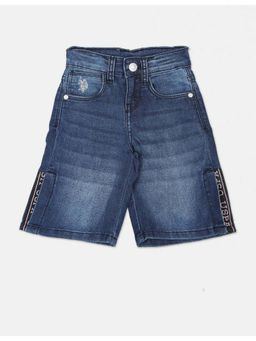 U.S. POLO ASSN. - Stone Wash Slit Hem Jeans