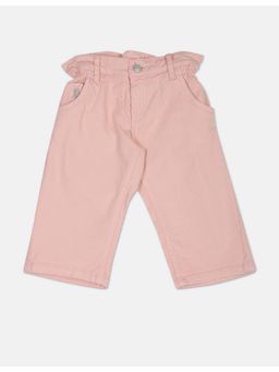 U.S. POLO ASSN. - Twill Mid Rise Paper Bag Jeans