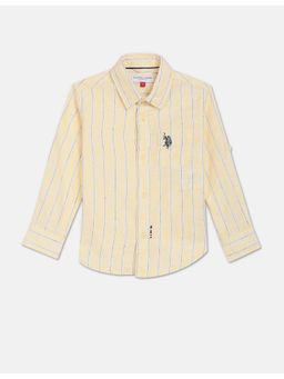 U.S. POLO ASSN. - Spread Collar Vertical Stripe Shirt