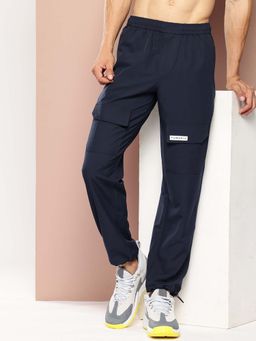 TURNFIT - Navy Blue Ulitity Pocket Cargo Track Pants