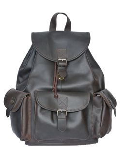 Celtic - Premium Genuine Leather Utility Backpack -Brown