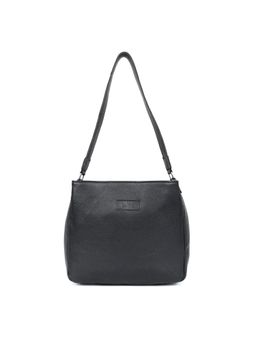 Celtic - Premium Leather Shoulder Bag-Black