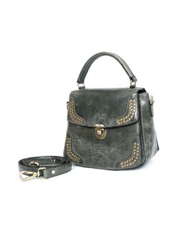 Celtic - Premium Export Quality Women's Green HandBag with Detachable Strap-Green