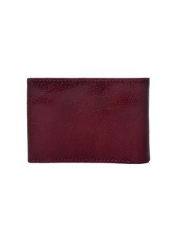 Celtic - Premium Genuine Leather Bi-Fold Wallet for Men -Wine