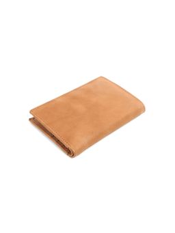 Celtic - Genuine Leather Bi-Fold Long Wallet - Beige-Beige
