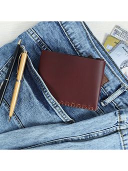 Celtic - Handcrafted Genuine Leather Slim Wallet-Brown