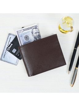 Celtic - Premium Bi-Fold Leather Wallet For Men-Brown