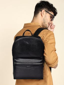 Sassora - Premium Genuine Leather Everyday Use Laptop Backpack For Men's (Large)