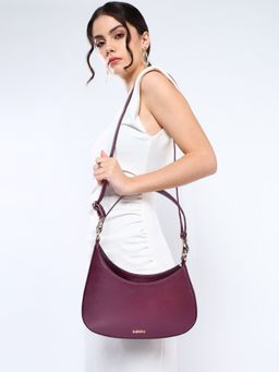 Sassora - Premium Genuine Leather Hobo Bag with Detachable Strap (Medium)
