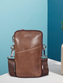 Sassora - Genuine Leather Crossbody Sling Bag For Men (Medium)