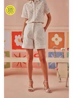 Sage By Mala - Cleo White Shorts