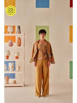 Sage By Mala - Papillon Brown Formal Trouser