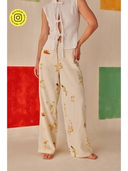 Sage By Mala - Lani Cream Casual Trouser