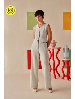 Sage By Mala - Mist Grey Formal Trouser