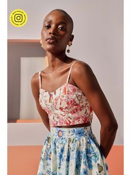Sage By Mala - Sora Pink Crop Top For Women