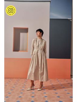 Sage By Mala - Brown Grace Midi Dress