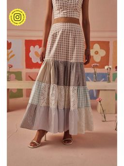 Sage By Mala - Multi-Colour Zarna Maxi Skirt