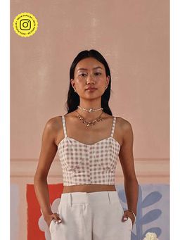 Sage By Mala - Brown Belle Bustier Top
