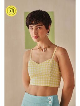 Sage By Mala - Yellow Mellow Bustier Top