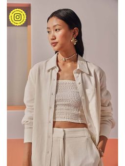 Sage By Mala - White Leah Shirt