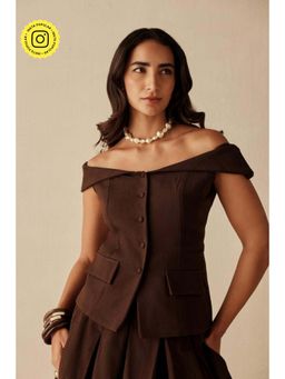 Sage By Mala - Chaillot Brown Solid Top