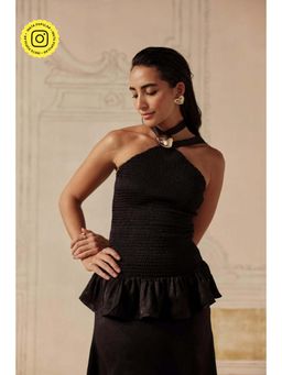 Sage By Mala - Black Pigalle Halter Top