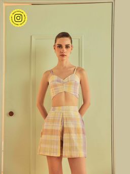 Sage By Mala - Ilaria Multicolor Crop Top