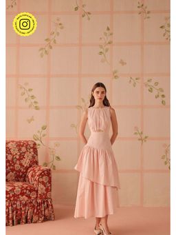Sage By Mala - Rosalba Pink Midi Dress