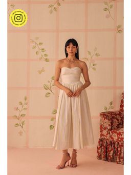 Sage By Mala - Serafina Yellow Midi Dress