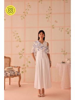 Sage By Mala - Alba White Midi Dress